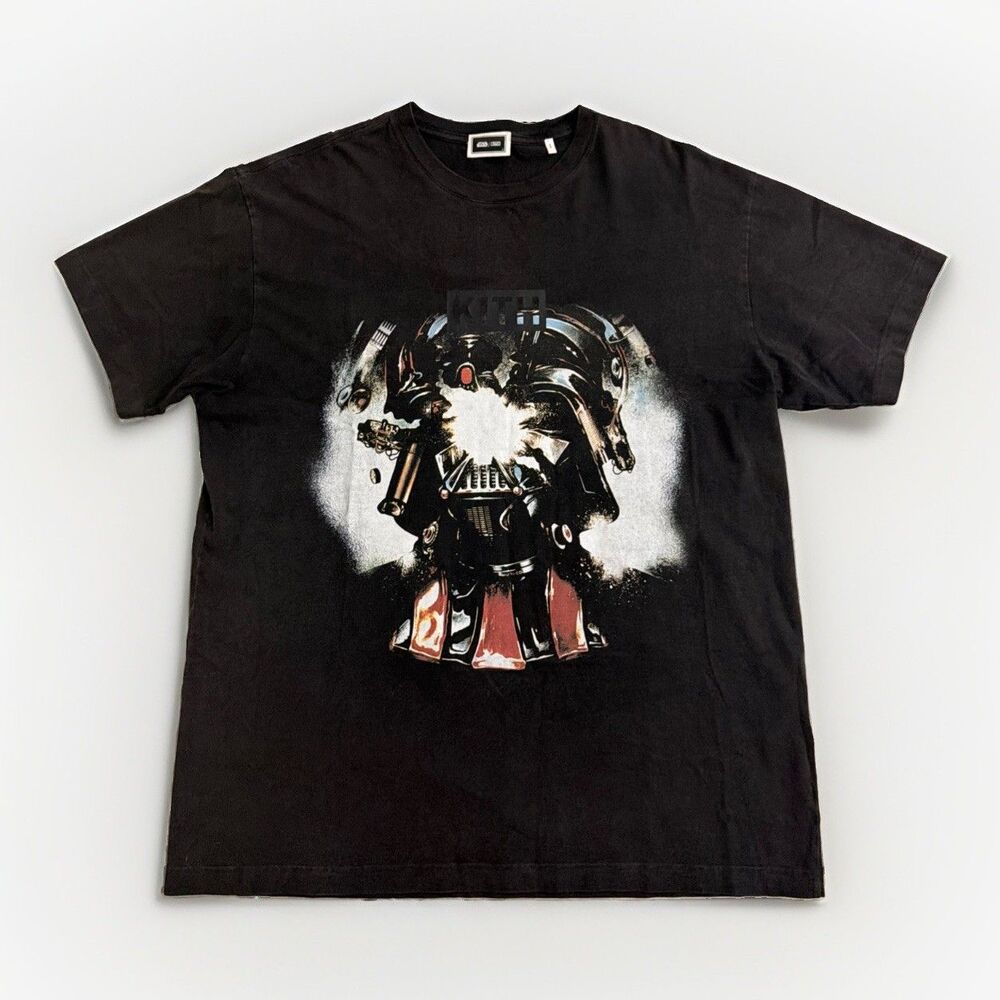 New Kith Star Wars Exploding Darth Vader Vintage Tee T Shirt Rare